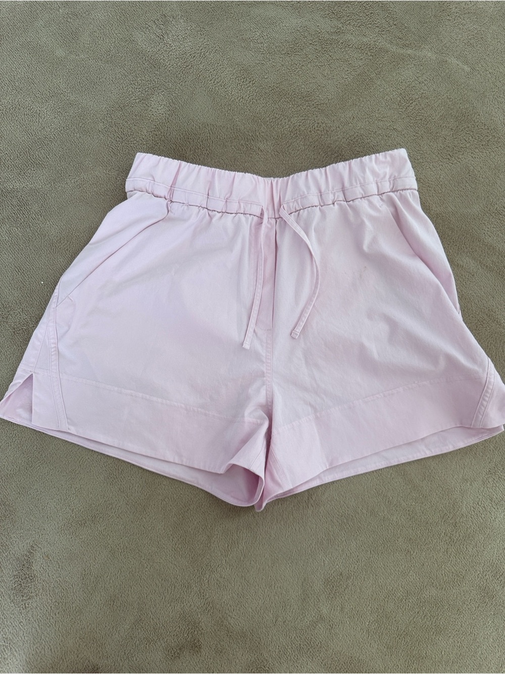 lululemon athletica Pastel Pink Athletic Drawstring Shorts- see all photos